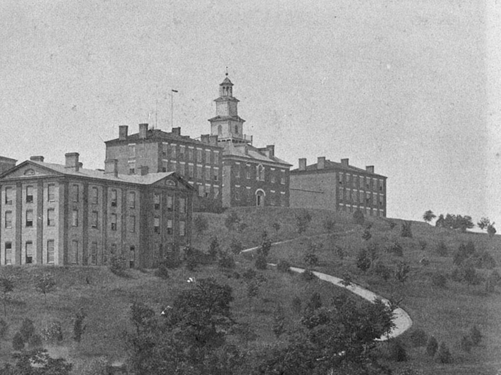 Historical photograph of the Hill